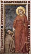 GIOTTO di Bondone Mary Magdalene and Cardinal Pontano oil painting reproduction
